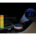 7 в 1 Волтметър, високоговорител, Bluetooth плейър, FM радио и разклонител за кола