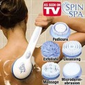 Въртяща се четка за баня Spin Spa, 5 приставки, Масажор релакс