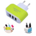 Троен USB разклонител за контакт 220V