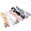 2-в-1 кабел за зареждане USB-A+Type-C за iPhone, 18W, 1м. текстилен