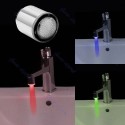 Цветен светещ LED комплект за баня от душ и накрайник за смесителна батерия