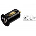 МОБИЛНО USB ЗАРЯДНО УСТРОЙСТВОЗА ЗАПАЛКА С USB 12V