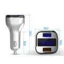 Волтметър за кола с 2 USB, зарядно за мобилни устройства