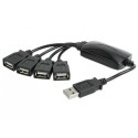 Удобен мини разклонител за USB порт с 4 разклонения