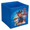 Детска текстилна кутия за дрехи и играчки в синьо PAW PATROL