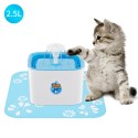 Фонтан / дозатор за вода за кучета и котки, 2,5 литра