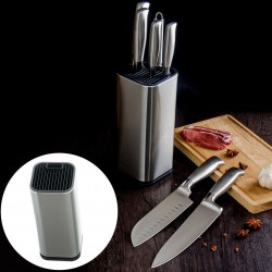 Стойка за кухненски ножове с отделение за ножица